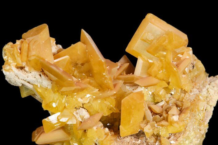 Wulfenite Crystal Cluster - La Morita Mine, Mexico #149983